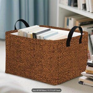 Rustic Brown/Amber Baskets Size XL Set of 3 New